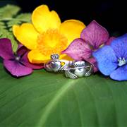 Claddagh Rings And Flowers