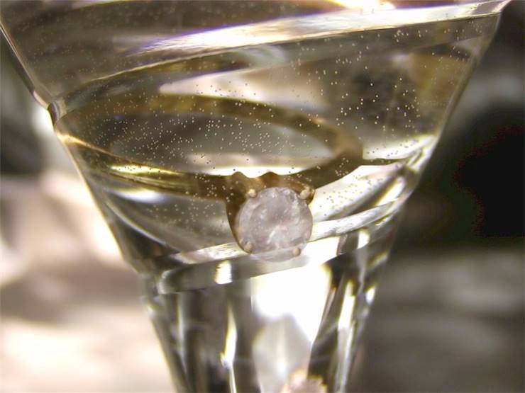 Engagement ring in history