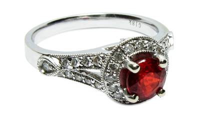 Ruby egagement ring picture